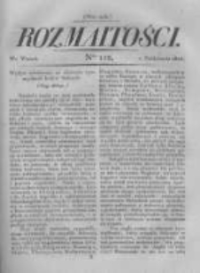 Rozmaitości. Pismo Dodatkowe do Gazety Lwowskiej. 1822 R.2 nr112