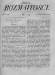 Rozmaitości. Pismo Dodatkowe do Gazety Lwowskiej. 1822 R.2 nr115