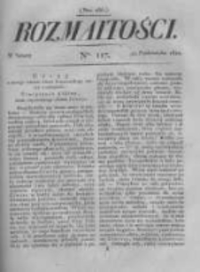 Rozmaitości. Pismo Dodatkowe do Gazety Lwowskiej. 1822 R.2 nr117