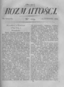 Rozmaitości. Pismo Dodatkowe do Gazety Lwowskiej. 1822 R.2 nr119