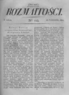 Rozmaitości. Pismo Dodatkowe do Gazety Lwowskiej. 1822 R.2 nr123