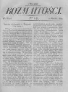 Rozmaitości. Pismo Dodatkowe do Gazety Lwowskiej. 1822 R.2 nr142