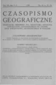 Czasopismo Geograficzne. Kwartalnik Zrzeszenia Pol. Nauczycieli Geografji, Towarzystwa Geograficznego we Lwowie oraz Towarzystwa Geograficznego w Poznaniu. 1929. Zeszyt 2-3