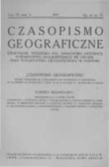 Czasopismo Geograficzne. Kwartalnik Zrzeszenia Pol. Nauczycieli Geografji, Towarzystwa Geograficznego we Lwowie oraz Towarzystwa Geograficznego w Poznaniu. 1929. Zeszyt 4