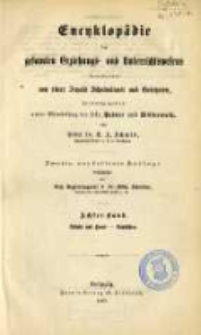 Encyklopädie des gesammten Erziehungs- und Unterrichtswesens bearbeitet von einer Anzahl Schulmänner und Gelehrten. Bd 8, Schule und Haus-Sophisten