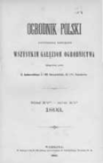 Ogrodnik Polski. 1893 R.15 nr1
