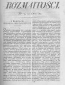 Rozmaitości. Pismo Dodatkowe do Gazety Lwowskiej. 1824 R.4 nr9