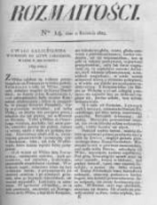 Rozmaitości. Pismo Dodatkowe do Gazety Lwowskiej. 1824 R.4 nr14