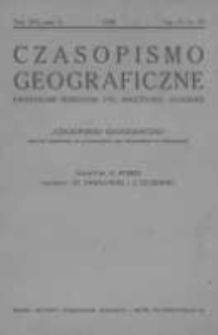 Czasopismo Geograficzne. Kwartalnik Zrzeszenia Pol. Nauczycieli Geografii. 1938. Zeszyt 2