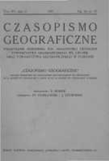 Czasopismo Geograficzne. Kwartalnik Zrzeszenia Pol. Nauczycieli Geografji, Towarzystwa Geograficznego we Lwowie oraz Towarzystwa Geograficznego w Poznaniu. 1937. Zeszyt 2