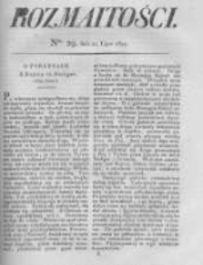 Rozmaitości. Pismo Dodatkowe do Gazety Lwowskiej. 1824 R.4 nr29