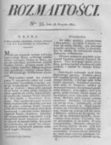 Rozmaitości. Pismo Dodatkowe do Gazety Lwowskiej. 1824 R.4 nr33