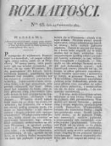 Rozmaitości. Pismo Dodatkowe do Gazety Lwowskiej. 1824 R.4 nr43
