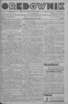 Orędownik na powiaty nowotomyski i wolsztyński 1937.07.29 R.18 Nr82