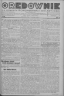 Orędownik na powiaty nowotomyski i wolsztyński 1937.09.09 R.18 Nr100