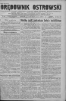 Orędownik Ostrowski: pismo na powiat ostrowski i miasto Ostrów, Odolanów, Mikstat, Sulmierzyce, Raszków i Skalmierzyce 1939.03.06 R.88 Nr28