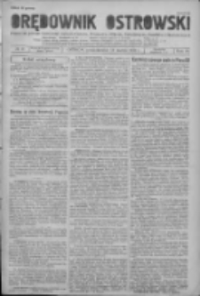 Orędownik Ostrowski: pismo na powiat ostrowski i miasto Ostrów, Odolanów, Mikstat, Sulmierzyce, Raszków i Skalmierzyce 1939.03.13 R.88 Nr31