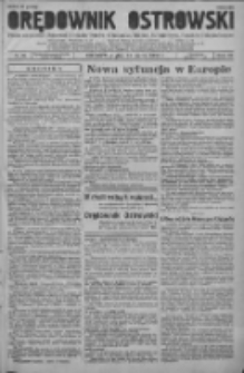 Orędownik Ostrowski: pismo na powiat ostrowski i miasto Ostrów, Odolanów, Mikstat, Sulmierzyce, Raszków i Skalmierzyce 1939.03.24 R.88 Nr36
