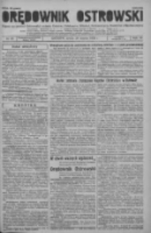 Orędownik Ostrowski: pismo na powiat ostrowski i miasto Ostrów, Odolanów, Mikstat, Sulmierzyce, Raszków i Skalmierzyce 1939.03.29 R.88 Nr38