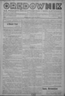 Orędownik na powiaty nowotomyski i wolsztyński 1938.01.01 R.19 Nr1