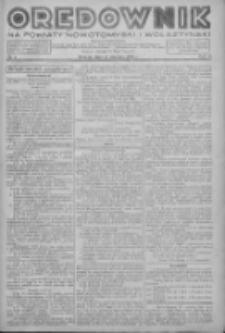 Orędownik na powiaty nowotomyski i wolsztyński 1938.01.11 R.19 Nr4
