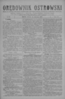 Orędownik Ostrowski: pismo na miasto i powiaty Ostrowski i Odolanowski oraz miast Ostrowa, Odolanowa, Sulmierzyc i Raszkowa 1927.04.26 R.76 Nr33