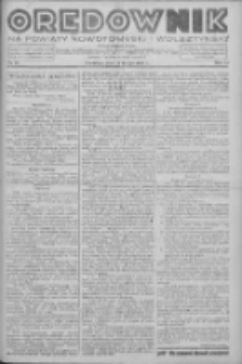 Orędownik na powiaty nowotomyski i wolsztyński 1938.02.17 R.19 Nr19