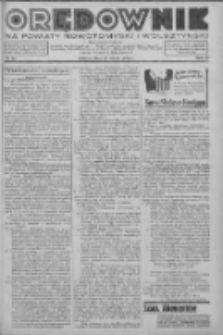 Orędownik na powiaty nowotomyski i wolsztyński 1938.03.26 R.19 Nr35