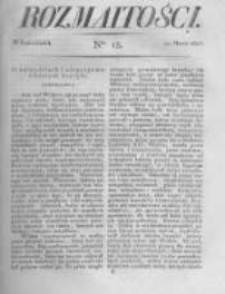 Rozmaitości. Pismo Dodatkowe do Gazety Lwowskiej. 1823 R.3 nr15