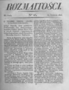 Rozmaitości. Pismo Dodatkowe do Gazety Lwowskiej. 1823 R.3 nr26