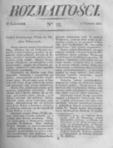 Rozmaitości. Pismo Dodatkowe do Gazety Lwowskiej. 1823 R.3 nr33