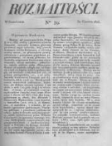Rozmaitości. Pismo Dodatkowe do Gazety Lwowskiej. 1823 R.3 nr39