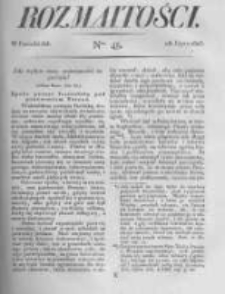 Rozmaitości. Pismo Dodatkowe do Gazety Lwowskiej. 1823 R.3 nr45