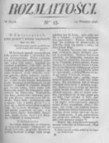 Rozmaitości. Pismo Dodatkowe do Gazety Lwowskiej. 1823 R.3 nr53