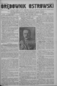 Orędownik Ostrowski: pismo na powiat ostrowski i miasto Ostrów, Odolanów, Mikstat, Sulmierzyce, Raszków i Skalmierzyce 1939.05.12 R.88 Nr57