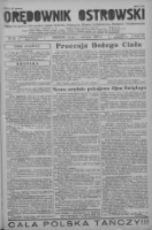 Orędownik Ostrowski: pismo na powiat ostrowski i miasto Ostrów, Odolanów, Mikstat, Sulmierzyce, Raszków i Skalmierzyce 1939.06.07 R.88 Nr68