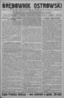 Orędownik Ostrowski: pismo na powiat ostrowski i miasto Ostrów, Odolanów, Mikstat, Sulmierzyce, Raszków i Skalmierzyce 1939.06.19 R.88 Nr73