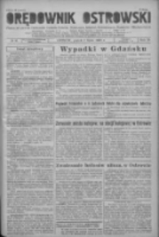 Orędownik Ostrowski: pismo na powiat ostrowski i miasto Ostrów, Odolanów, Mikstat, Sulmierzyce, Raszków i Skalmierzyce 1939.07.07 R.88 Nr81