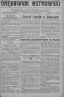 Orędownik Ostrowski: pismo na powiat ostrowski i miasto Ostrów, Odolanów, Mikstat, Sulmierzyce, Raszków i Skalmierzyce 1939.07.19 R.88 Nr86