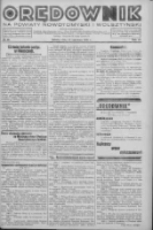 Orędownik na powiaty nowotomyski i wolsztyński 1938.06.11 R.19 Nr66