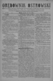 Orędownik Ostrowski: pismo na miasto i powiaty Ostrowski i Odolanowski oraz miast Ostrowa, Odolanowa, Sulmierzyc i Raszkowa 1927.05.27 R.76 Nr42