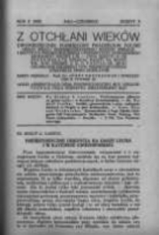 Z Otchłani Wiek&oacute;w. 1935 R.10 z.3
