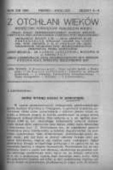 Z Otchłani Wieków. 1938 R.13 z.3-4