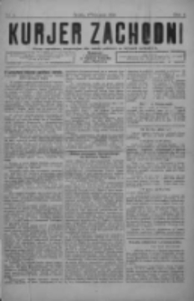 Kurjer Zachodni: pismo narodowe, bezpartyjne dla rodzin polskich na kresach zachodnich 1926.01.06 R.2 Nr2