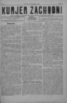Kurjer Zachodni: pismo narodowe, bezpartyjne dla rodzin polskich na kresach zachodnich 1926.01.16 R.2 Nr5