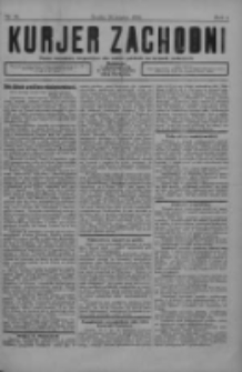 Kurjer Zachodni: pismo narodowe, bezpartyjne dla rodzin polskich na kresach zachodnich 1926.03.31 R.2 Nr26