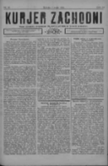 Kurjer Zachodni: pismo narodowe, bezpartyjne dla rodzin polskich na kresach zachodnich 1926.05.01 R.2 Nr35