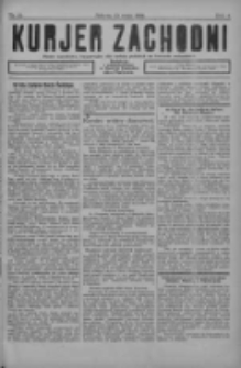 Kurjer Zachodni: pismo narodowe, bezpartyjne dla rodzin polskich na kresach zachodnich 1926.05.22 R.2 Nr41