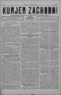 Kurjer Zachodni: pismo narodowe, bezpartyjne dla rodzin polskich na kresach zachodnich 1926.06.09 R.2 Nr46