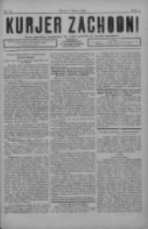 Kurjer Zachodni: pismo narodowe, bezpartyjne dla rodzin polskich na kresach zachodnich 1926.07.07 R.2 Nr54